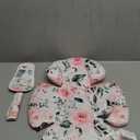 Infant Car Seat Insert Compatible with Mamaroo Swing & Graco Swing and Infant Car Seat, Newborn Insert Baby Head Body Support, Reversible Design, Breathable Soft Fabric, 1Pcs - Pink Floral