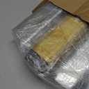 Gandeer 200 Pack 5 oz Mini Cake Pans with Lids, Aluminum Foil Mini Baking Tins, Square Disposable Cupcake Baking Cups Dessert Containers for Christmas Wedding Birthday Winter Party(Black,Stylish)