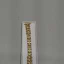 VISOOM Gold Bracelet Compatible for Series 10/9/8 Gold Apple Watch Band 41mm/40mm/38mm Series 7/SE Women Dressy Luxury Wristband Jewelry Metal Watch Strap Replacement for iWatch Series 6/5/4/3/2/1
