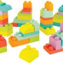 Infantino Super Soft 1st Building Blocks Jumbo Playset  Soft Blocks for Babies and Toddlers, Perfect for Stacking, Squishing, and Imaginative Play, 43-Piece Set