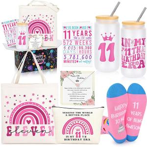 JTENGTOP 11 Year Old Beautiful Teen Girl Birthday Gifts, Gifts for 11 Year Old Beautiful Teen Girl, Best Popular Present, 11th Birthday Decorations: Tumblers & Water Glasses