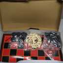 Pressman Chess / Checkers / Backgammon - 3 Games in One with Full Size Staunton Chess Pieces and Interlocking Checkers, 15.62 x 8.00 x 1.50 Inches