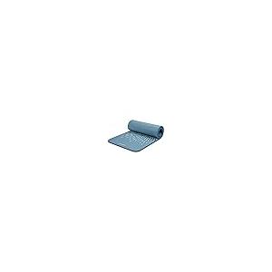 Retrospec Solana Yoga Mat 1" Thick With Nylon Strap For Men & Women - Non Slip Exercise Mat For Home Yoga, Pilates, Stretching, Floor & Fitness Workouts, Ocean Blue