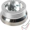 5 & 6 Hole Billet Steering Wheel Hub Adapter Silver