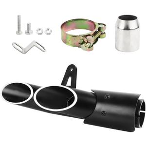 38mm-51mm Motorcycle Exhaust Tips 1.5-2" Motorcycle Muffer Grom Exhaust for Kawasaki Z650 ZX6R10R Honda CBR 500 300R Yamaha FZ1 250 300 Moto Dirt Bike Silencer Kit