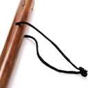 2 Pack Wood Walking Stick, 48 in Natural Wooden Walking Cane, Rustic Cedarwood Hiking Sticks Trekking Poles with Wrist Strap and Rubber Tip for Outdoor Activities, Women, Men