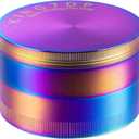 KINGTOP 3 Inch Large Grinder, Zinc Alloy Mills (Colorful)