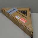 Flag Case for Burial Flag, 5' x 9.5' Funeral Flag Display Case Brown Wood Memorial Flag Shadow Box for Military Veterans with Glass Covered and Wall Mounted