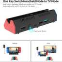 Switch Dock, TV Dock Station for Switch/Switch OLEDwith 4K@60Hz HDMI Output/Type C Port/USB 3.0 Port for Nintendo Switch DockIncompatible with Nintendo Switch 2