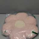 VBGYA Pink Flower Decorative Throw Pillows, Cute Daisy Shaped Plush Aesthetic Pillow, Soft 14.9" Floor Seat Cushion, Pink