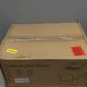 Sfozstra Cat Litter Box with Lid, Fully Enclosed Splash-Proof and Leak-Proof Urine High Edge and Odorless Cat Litter Box, Easy to Installation and Clean (Black with Pedal(S))