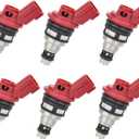6pcs Fuel Injectors Replacement for 1993-1999 Nissan Altima 1991-1998 240SX 2.4L L4 1994 1998 1999 Sentra 1995-1998 200SX Infiniti G20 2.0L L4 94-96 300ZX 1993-1997 Infiniti J30 3.0L