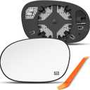 Compatible with 2008-2023 Dodge Challenger, Dodge Charger Driver Side Mirror, Left Side Mirrors with Backing Plate, Power Heated