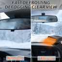 12V 200W Portable Car Heater & Defroster - 12 Volt Plug in Car Heater for Vehicle, Windshield Defogger with 360 Rotation (Black)