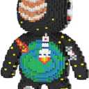 PIANTION Animal Space Travel Bear Micro Building Blocks Set(6000PCS XQ012) 16.9in High Series,Gifts Suitable for Adults