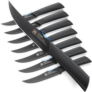 Steak Knives Set of 8, 4.7 Inch Dishwasher Safe Non-Serrated Table Knives, Ultra Sharp for Precise Cutting, Non-Stick Blade & Rust Proof, Easy to Maintain Ideal for Home Restaurant Party