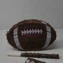 Hooqict Football Pinata with Bat Stick & Hanging Loop for Boys Football Birthday Party Decorations Game Day Tailgate Party Supplies Kids Sports Ball Pinata