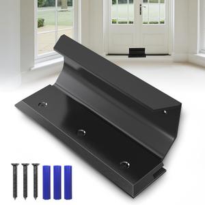 Security Lock Door Brace - Heavy Duty Aluminum Alloy Door Lock Barricade - Front Door Security Barricade for Inward Blemished Door, Standard Doors, French Doors - Security Brace for Door