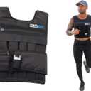 RUNFast RUNmax Pro Weighted Vest, 40 lb, Black