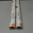 2 x Jeweluck Floral Wallpaper Peel and Stick Wallpaper Floral Contact Paper 17.7inch196.8inch Flower Bird Removable Wallpaper Peel and Stick Vintage Floral Wall Paper for Cabinets Decorative Vinyl