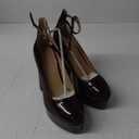 JENN ARDOR Platform Heels for Women Chunky Heel Closed Toe High Heels Block Heel Ankle Strap US 8.5