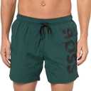BOSS Men's Standard Octopus Swim Trunk (XX-Large, Pine Tree Green)