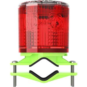 Aolyty Solar Strobe Warning Light IP54 Waterproof LED Flashing Safety Light Bright Warning Lamp Outdoor for Construction Traffic Dock Marine Beacon Road Signs (Red)