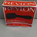 REVLON One-Step Hair Dryer and Styler, All-in-One Hair Brush Straightener for Salon-Quality Smooth & Straight Styles, Black (1 Count (Pack of 1))