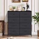8-Drawer Dresser for Bedroom, Anti-Tip Tall Storage Organizer, 11.8"D x 31.4"W x 36.3"H