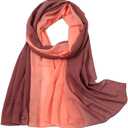 Hcclijo Chiffon Scarf Gradient Muslim Women Hijabs Long Shawls Wraps Scarf Foulard Islamic India Scarves Bandana Pareo (34)