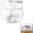 Clear Ice Cube Maker Mold-2.4",VDHU Ice Cube Trays/Maker Funny Presidential Molds,Easy-Release Ice Maker for Easter,Whiskey Cocktail,Bourbon, holidays, parties, Birthday Gift for Men/Dad