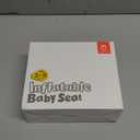 QPAU Inflatable Baby Seat with Safety Harness for Babies 3 Months & Up, Baby Floor Seats for Sitting Up, Baby Seats for Infants, Blow Up Baby Chair with Built in Air Pump (Elephant)