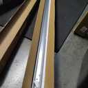 JUBEST 4FT Commercial Grade Pocket Door Hardware and Track Set, Sliding Door Hardware 44.69", Durable and Smoothly, Easy to Install