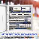 Outdoor Electrical Box 20x20x6 NEMA 4X IP66 Waterproof Junction Box