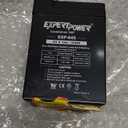 ExpertPower EXP645-6V 4.5Ah / 20HR SLA Rechargeable 6V Battery for Ride on Toys, Emergency Light, Exit Sign Battery Replacement, Sealed Lead Acid 6 Volt Batteries with F1 Terminals