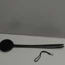 Silicone Back Scrubber for Shower, 17in Lengthen Long Handle Body Brush, Double Sided Shower Brush for Shower Exfoliating and Massage Can Produce Rich Foam, Long Handle Back Scrubber for Men (Changbing)