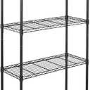 Amazon Basics 5-Shelf Adjustable Heavy Duty Steel Wire Rack Storage Shelving Organizer for Kitchen, Garage, 36" L x 14" W x 72" H, Black