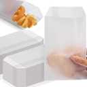 Outus 1000 Pcs Flat Glassine Bags Waxed Paper Cookies Packaging Semi Transparent Cookie Sleeves Treat Bags Small Paper Supplies for Handmade Soaps Packaging Bakery Cookies Candy Party Favor (4x6 Inch)