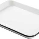TableCraft 10347 White Enamel 1/4 Size Sheet Pan