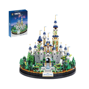 SAMYBLOCKS 3600PCS Castle Building Blocks Sets,Creative Ideals Dream Palace Building Blocks, Best Micro Mini Bricks Gift for 14+ Boys, Girls or Adults