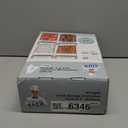 MR.SIGA 4 Pack Airtight Food Storage Container Set, BPA Free Kitchen Pantry Organization Canisters with One-handed Leak Proof Lids, 1L / 33.8oz, Medium, White