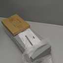 WOPITUES Wood Floating Shelves Set of 6, Shelves for Wall Decor, Farmhouse Shelf for Bedroom, Bathroom Storage Shelves, Book Shelves for Living Room-Grey (16.5 Inch)