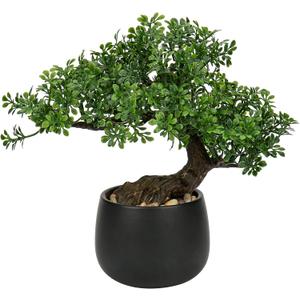 Artificial Bonsai Tree Juniper Faux Plants Indoor Fake Plants Decor with Ceramic Pots for Home Table Office Desk Bathroom Shelf Bedroom Living Room Farmhouse Decorations