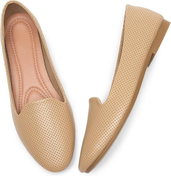 Ballet Flats Shoes for Women Dress Shoes Comfortable Dressy Casual Business Slip on Shoes Loafers 5
