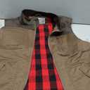 Legendary Whitetails Men's Tough as Buck Vest for Men, Work Flannel Lined Hunting Outerwear, Casual Western Insulated Zip Up, Rawhide, X-Large