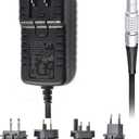 Teradek Power Adapter FGG 0B 2-pin with US EU Plugs for Z CAM E2 Flagship Teradek Cube Hollyland Cosmo 600 Universal AC Plug (BX-1203000)