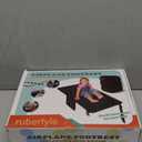 Toddler Airplane Bed | Kids Airplane seat Extender | Easy to Install for ariplane, Train, Cars | Kids Airplane Travel Essentials | Foot Rest Cushion (with Foot Pads)