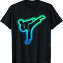 Taekwondo Martial Arts Kids Men Boys Karate T-Shirt, M