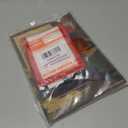 Rough Enough Clear ID Badge Holder Card Wallet with Lanyard 2 Pack Black Red, PVC, Water-Resistant, for Work Travel