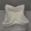 Large Empty Gift Baskets for Baby Shower, 16.5" L x 12.6" W x 7" H Cute Woven Storage Basket with Gift Bags and Ribbons, Small Rope Toy Basket with Handles, Cat Dog Pet Toy Organizer - White